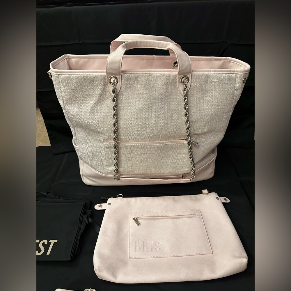 **SOLD** BÉIS The Everyday Tote in SAKURA PINK — Limited Edition and Rare! - Picture 7 of 16